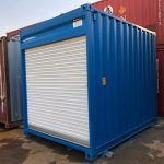 Storage Container With Electric Shutter